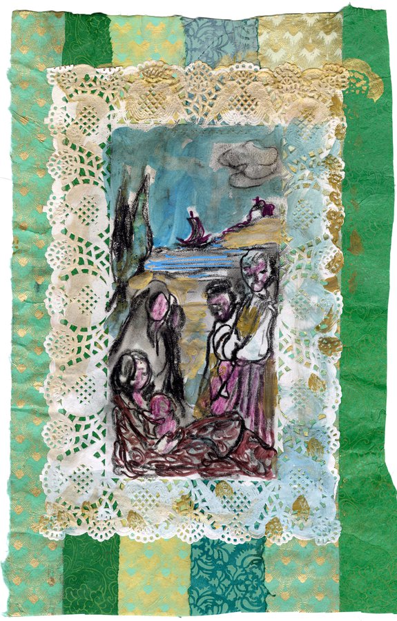 Lydia Venieri, Byron Helps The Refugees