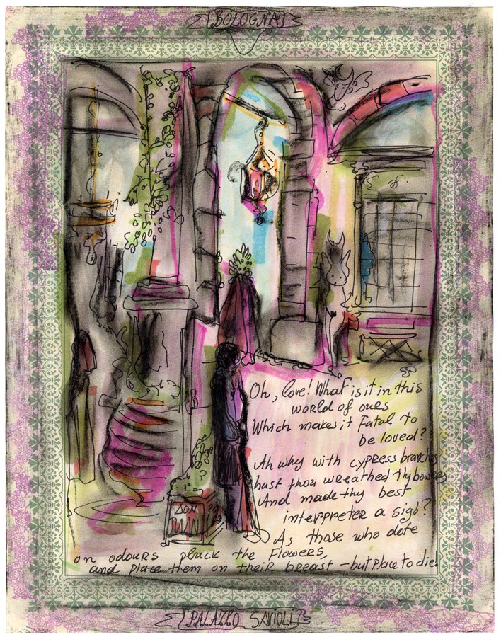 Lydia Venieri, Byron Is Stuck In Bologna Waiting News From Teresa