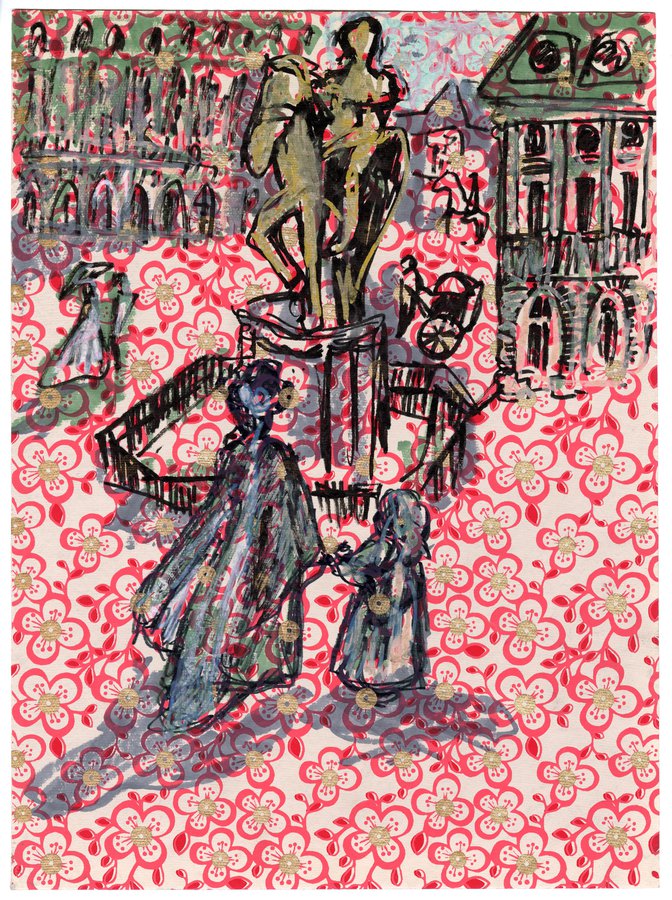 Lydia Venieri, Catherine Byron And Augusta In Paris