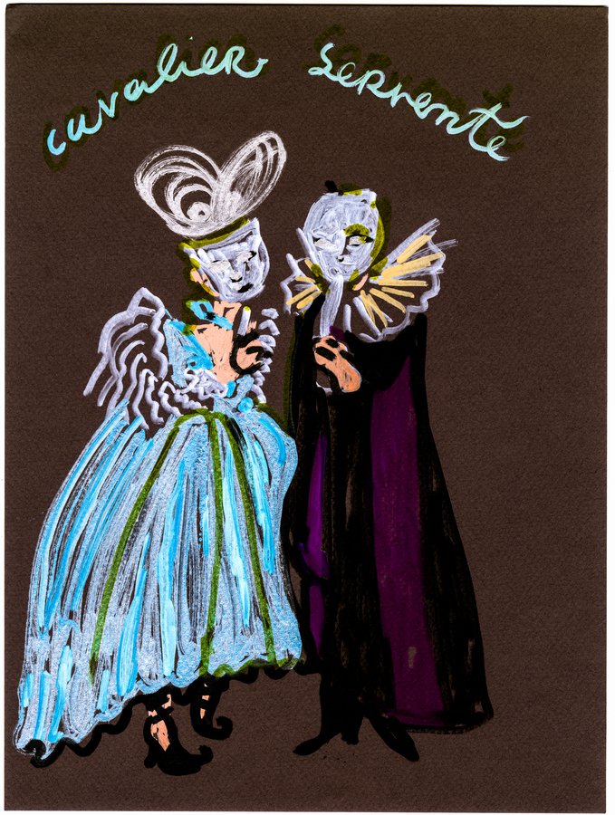 Lydia Venieri, Cavalier Servente