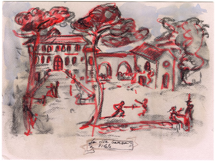 Lydia Venieri, Villa Gamba