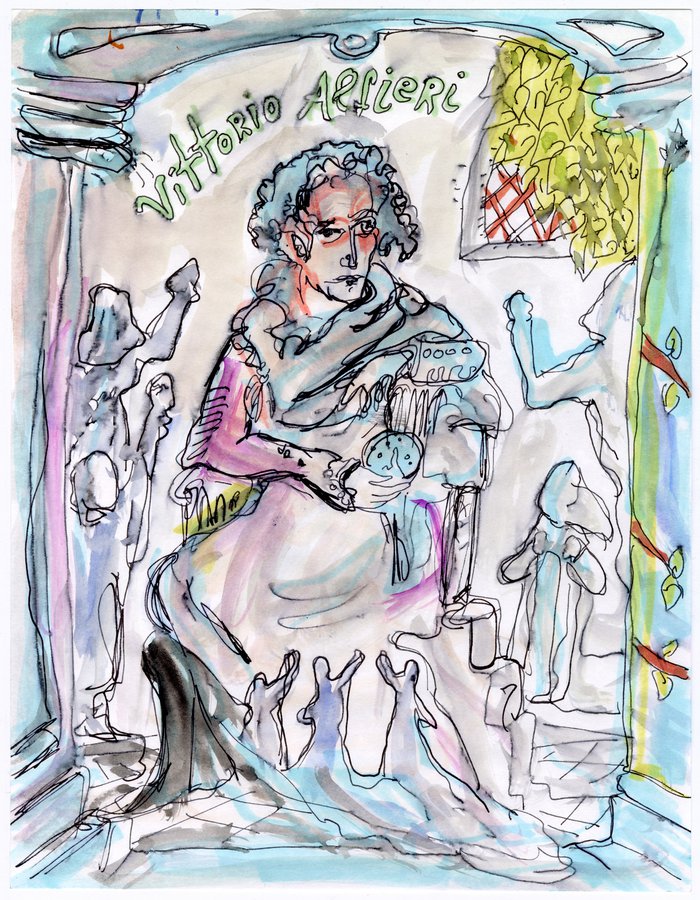 Lydia Venieri, Vittorio Alfieri