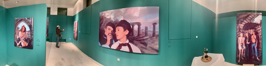 Lydia Venieri, Byronic Era at the Olympic Municipal Gallery Marousi