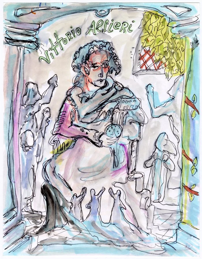 Lydia Venieri, Vittorio Alfieri