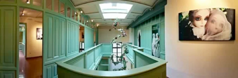 Lydia Venieri, The Μuseum of Greek Folk Art presents, The Dolphin Conspiracy by Lydia Venieri, at the historic Bathhouse of the Winds.     The peak of a conspiracy is the coincidence.  Nature decides to get rid of t